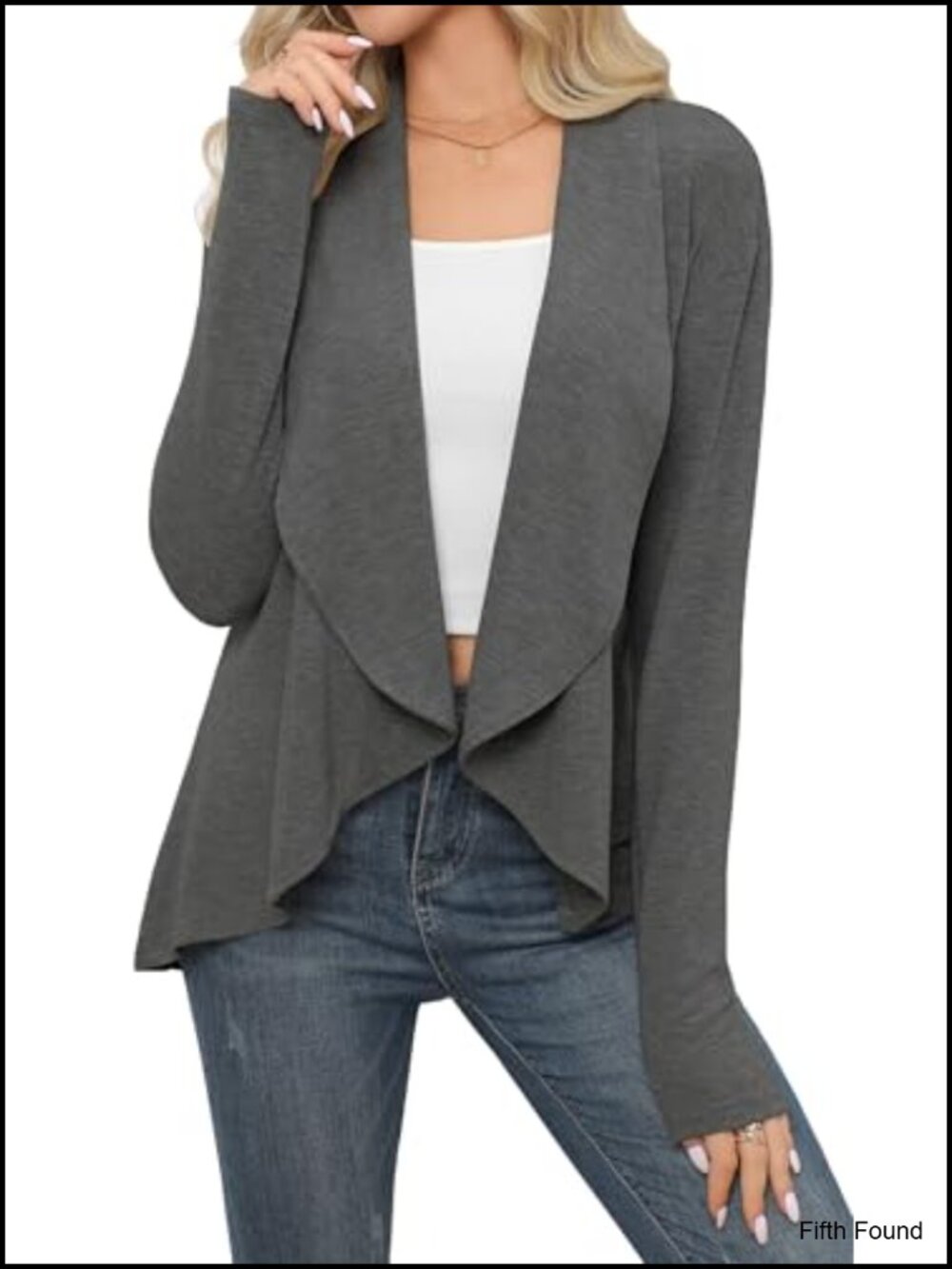 Women's Long Sleeve Open Front Soft Knit Cardigan Sweater